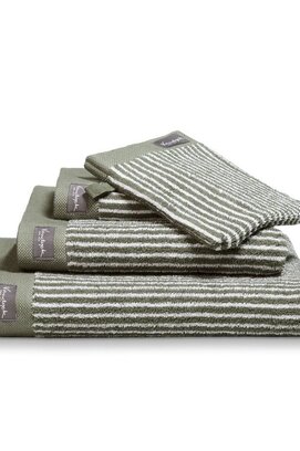 Vandyck Home Petit Ligne Olive Serviette de Douche 70x140