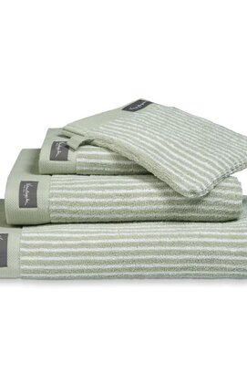 Vandyck Home Petit Ligne Smoke Green Serviette de Douche 70x140