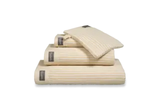 Vandyck Home Serviette Petit Ligne bleachedsand serviette 60x110