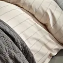 Vandyck Housse de couette Vandyck Home Puglia Percale gris 1 personne (140x200/220)