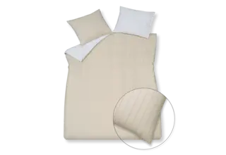 Vandyck Dekbedovertrek Home Puglia Percale creamtan 1-persoons (140x200/220 )