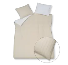 Vandyck Dekbedovertrek Home Puglia Percale creamtan 2-persoons (200x200/220 )