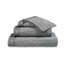 Vandyck Home Petit Ligne Off Black Washandje 16x22