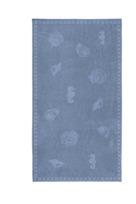 Seahorse Strandlaken Shells Jeans 100x200