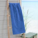 Seahorse Serviette de plage Seahorse Shells Blue 100x200