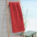 Seahorse Serviette de plage Seahorse Coquillages Rouge 100x200
