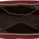 Pip Studio Trousse Cosmétique Pip Petite Velours Quiltey Days Rouge 19x12x8,5cm
