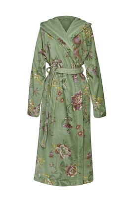 Pip Studio Secret Garden Bathrobe Green S