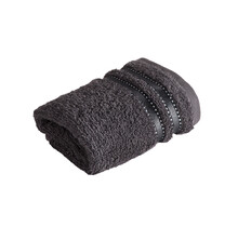 Vossen Gant de Toilette Cult de Luxe 7660 Graphite 30x30