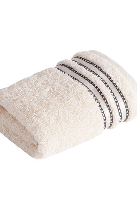 Gant de toilette Vossen Cult de Luxe 0300 Blanc 30x30