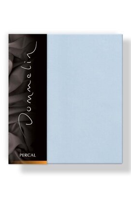 Taie d'oreiller Dommelin Uni Percale 200TC 529 Bleu Clair 60x70