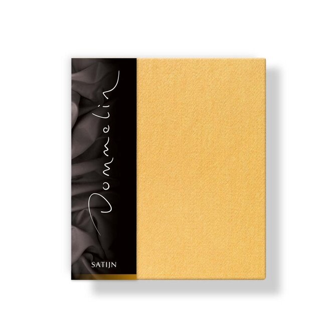 Taie d'oreiller Dommelin Uni Satin 300TC 546 Ocre Jaune 50x70