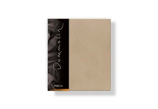Taie d'oreiller Dommelin Uni Percale 200TC 549 Café 60x70
