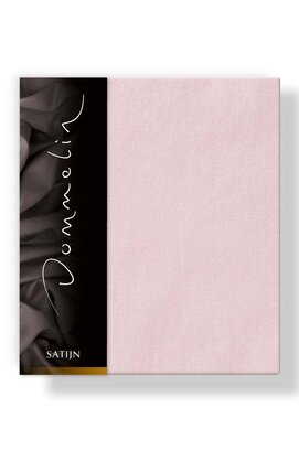 Taie d'oreiller Dommelin Uni Satin 300TC 530 Rose clair 50x70