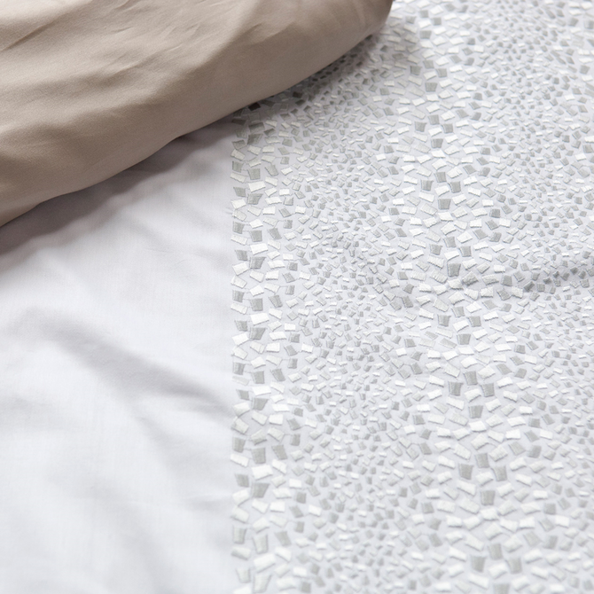 Dommelin Kussensloop Latina Satijn 300TC Wit 60x70 cm