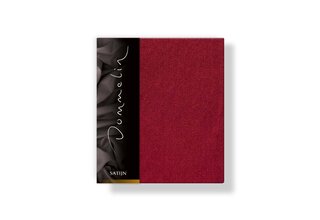 Taie d'oreiller Dommelin Uni Satin 300TC 580 Rosso 60x70