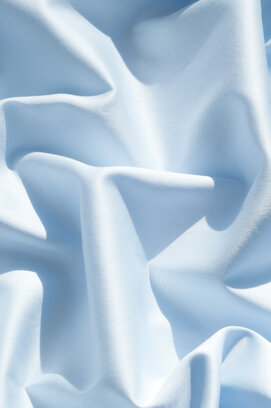 Taie d'oreiller Dommelin Uni Satin 300TC 529 Bleu Clair 50x70