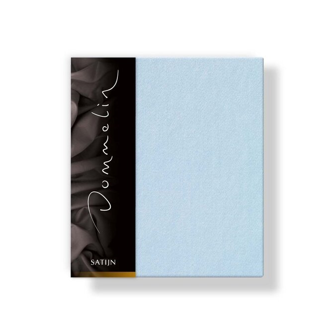 Taie d'oreiller Dommelin Uni Satin 300TC 529 Bleu Clair 50x70 Taie d'oreiller Dommelin Uni Satin 300TC 529 Bleu Clair 50x70