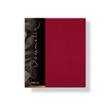 Taie d'oreiller Dommelin Uni Percale 200TC 580 Rosso 60x70