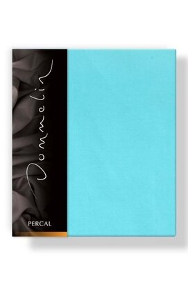 Taie d'oreiller Dommelin Uni Percale 200TC 569 Aigue-marine 60x70