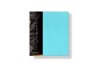 Taie d'oreiller Dommelin Uni Percale 200TC 569 Aigue-marine 60x70