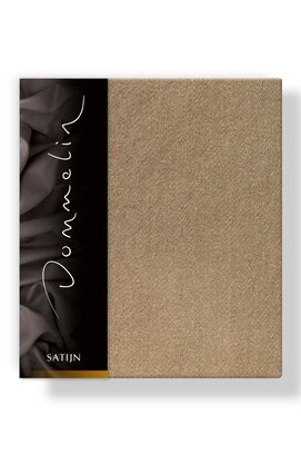 Taie d'oreiller Dommelin Uni Satin 300TC 574 Cappuccino 60x70