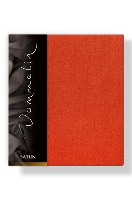 Taie d'oreiller Dommelin Uni Satin 300TC 577 Terracotta 50x70