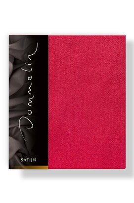 Taie d'oreiller Dommelin Uni Satin 300TC 579 Cerise 50x70