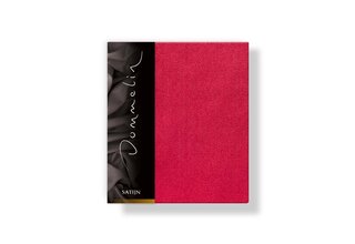 Taie d'oreiller Dommelin Uni Satin 300TC 579 Cerise 50x70