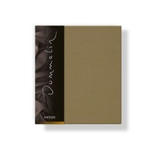 Taie d'oreiller Dommelin Uni Satin 300TC 507 Bronze 60x70