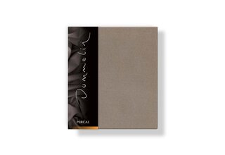Taie d'oreiller Dommelin Uni Percale 200TC 534 Muscade 60x70