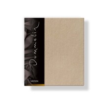 Taie d'oreiller Dommelin Uni Satin 300TC 549 Café 60x70