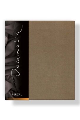 Taie d'oreiller Dommelin Uni Percale 200TC 574 Cappuccino 60x70