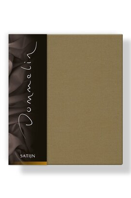 Taie d'oreiller Dommelin Uni Satin 300TC 507 Bronze 50x70