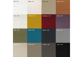 Taie d'oreiller Dommelin Uni Coton 197 Polar 60x70