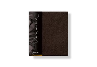 Taie d'oreiller Dommelin Uni Satin 300TC 575 Choco 50x70