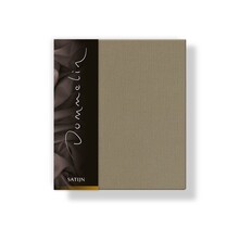 Taie d'oreiller Dommelin Uni Satin 300TC 512 Taupe 60x70