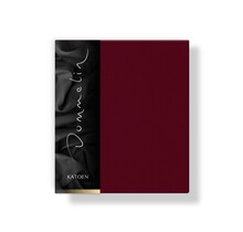 Taie d'oreiller Dommelin Uni Coton 144 Bordeaux 60x70 cm