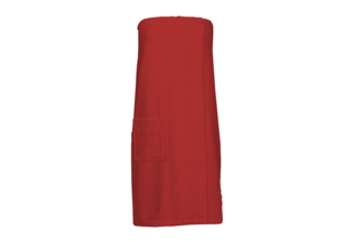Carl Ross kilt de sauna pour femmes 30100 rouge profond 80x140cm