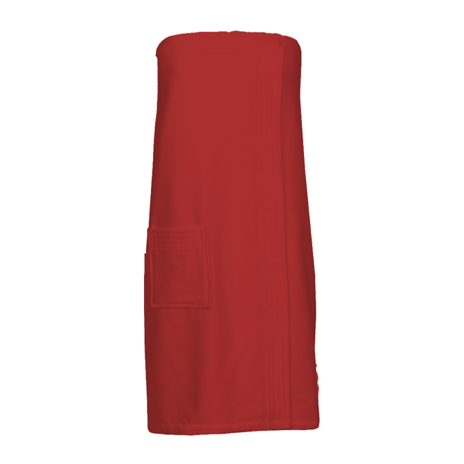Carl Ross kilt de sauna pour femmes 30100 rouge profond 80x140cm