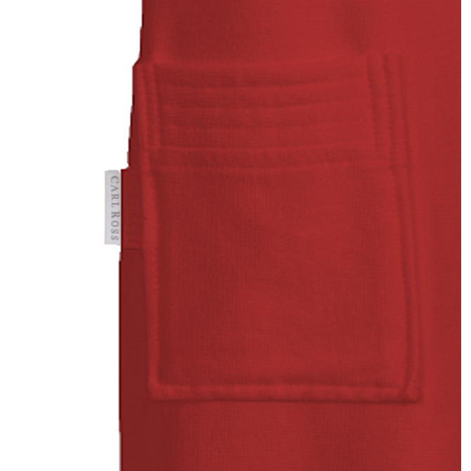 Carl Ross kilt de sauna pour femmes 30100 rouge profond 80x140cm
