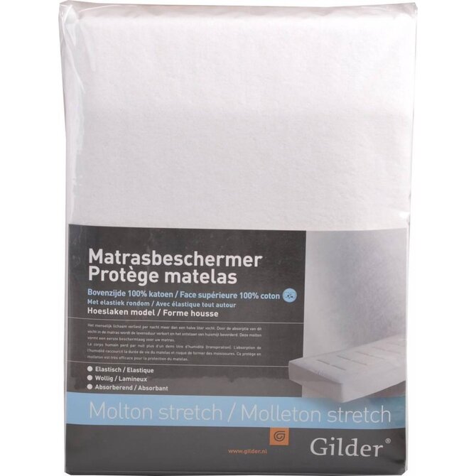 Gilder Molton Stretch Blanc 180x210/200x220