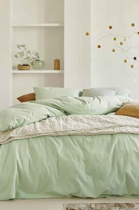 Housse de couette Essenza Guy 1p Pistache 140x220