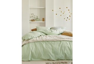 Essenza Guy housse de couette 2p Pistache 200x220