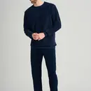 Schiesser Schiesser heren pyjama lang 175605 nachtblauw 58