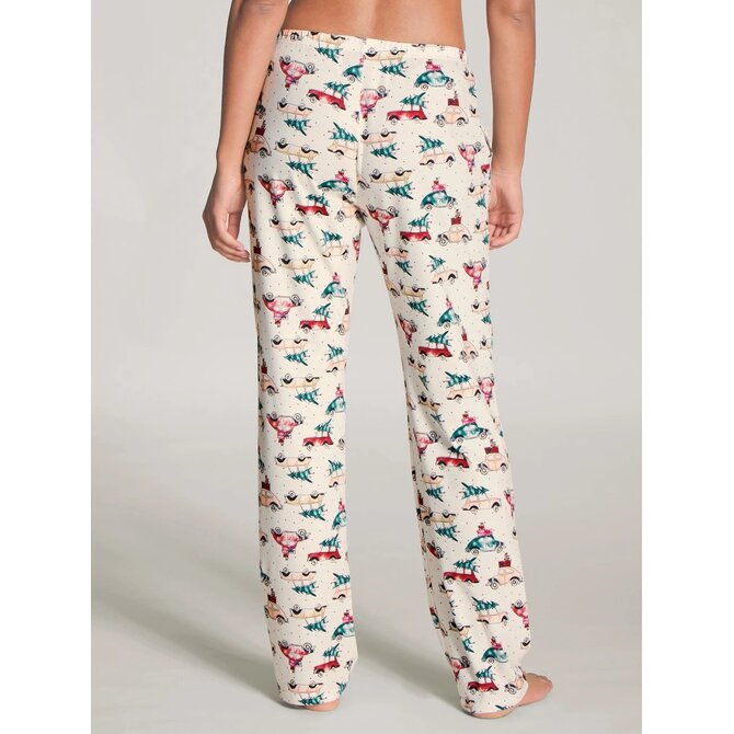 Calida Pantalon de pyjama long pour femmes 29199 Star White (36/38) XS Calida Pantalon de pyjama long pour femmes 29199 Star White (36/38) XS