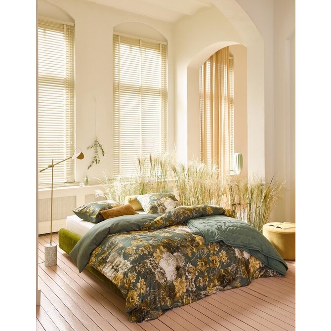 Essenza Ruth Couvre-lit 270x265 Vert laurier