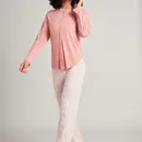 Schiesser Pyjama femme Schiesser 175550 terracotta 44