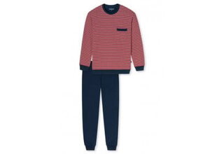 Schiesser heren pyjama lang 175683 red 48