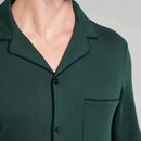 Schiesser Pyjama long pour homme Schiesser 175638 vert foncé 50